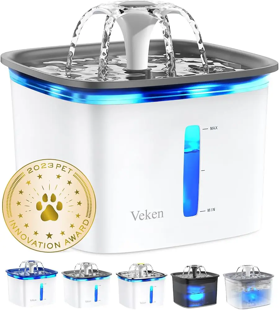95oz Pet Fountain — Grey